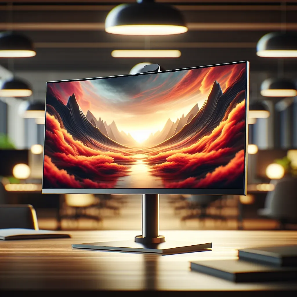 "HP Ultrawide Monitor 240Hz, oferecendo uma experiência visual revolucionária com alta taxa de atualização, ideal para gamers e profissionais de criação."