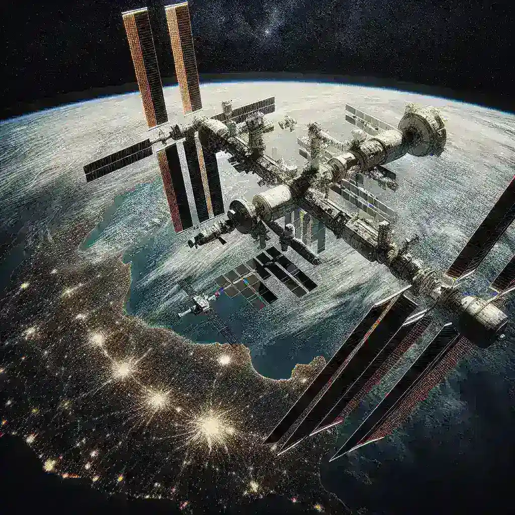 "Rússia prepara módulo Nauka-2 para expansão da ISS, ilustrando a colaboração internacional em pesquisa espacial e inovação tecnológica."